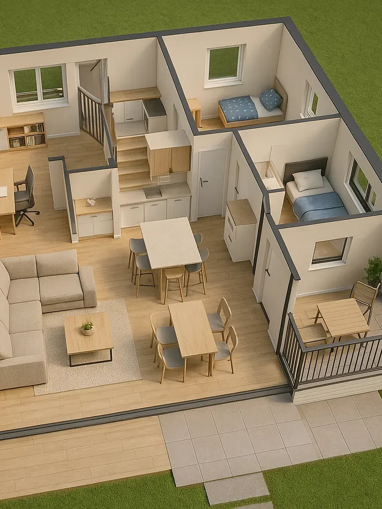 3d projekat za cetveroclanu porodicu