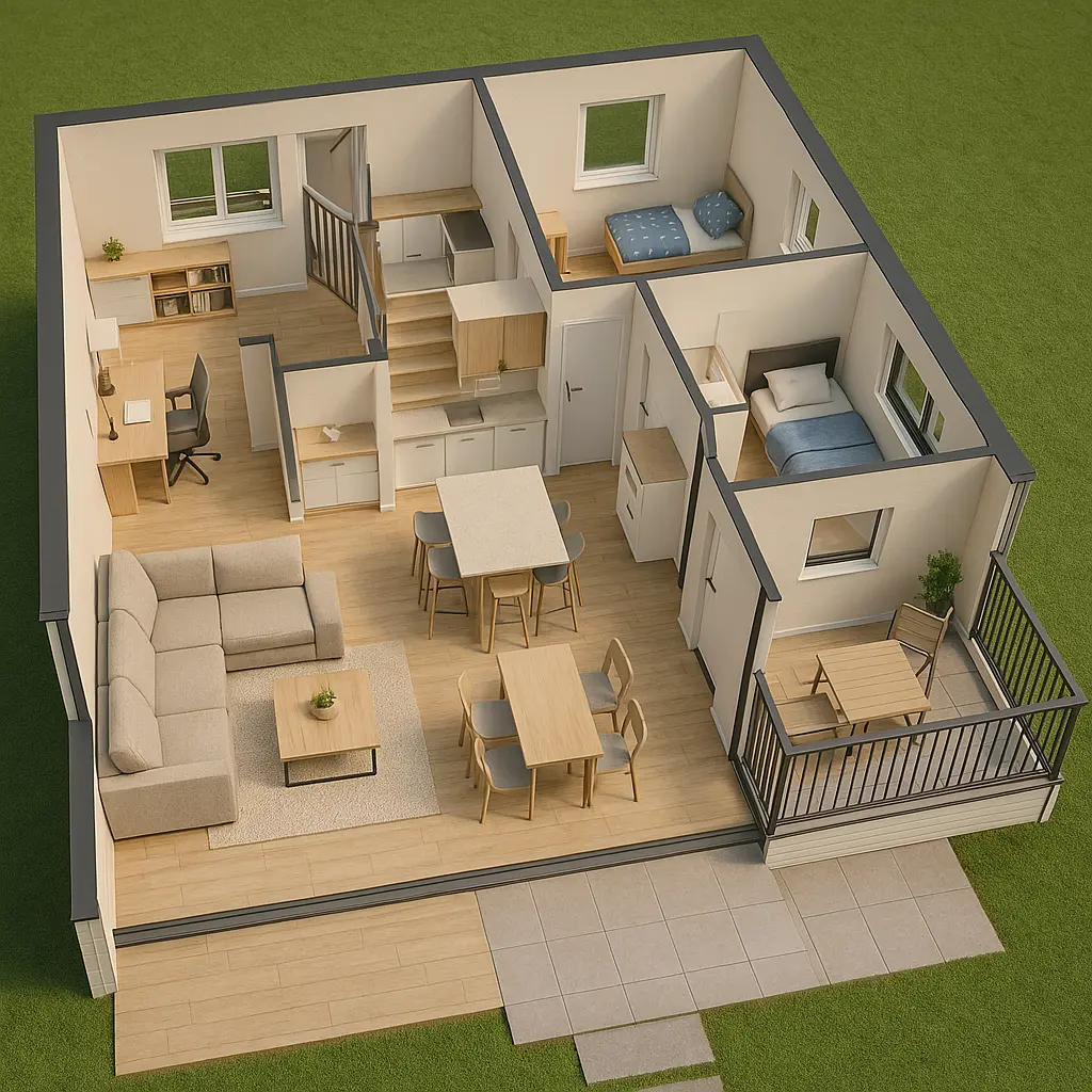 3d projekat za cetveroclanu porodicu