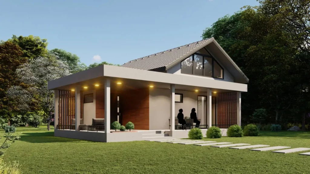 3d idejni projekat sa vanjskom terasom