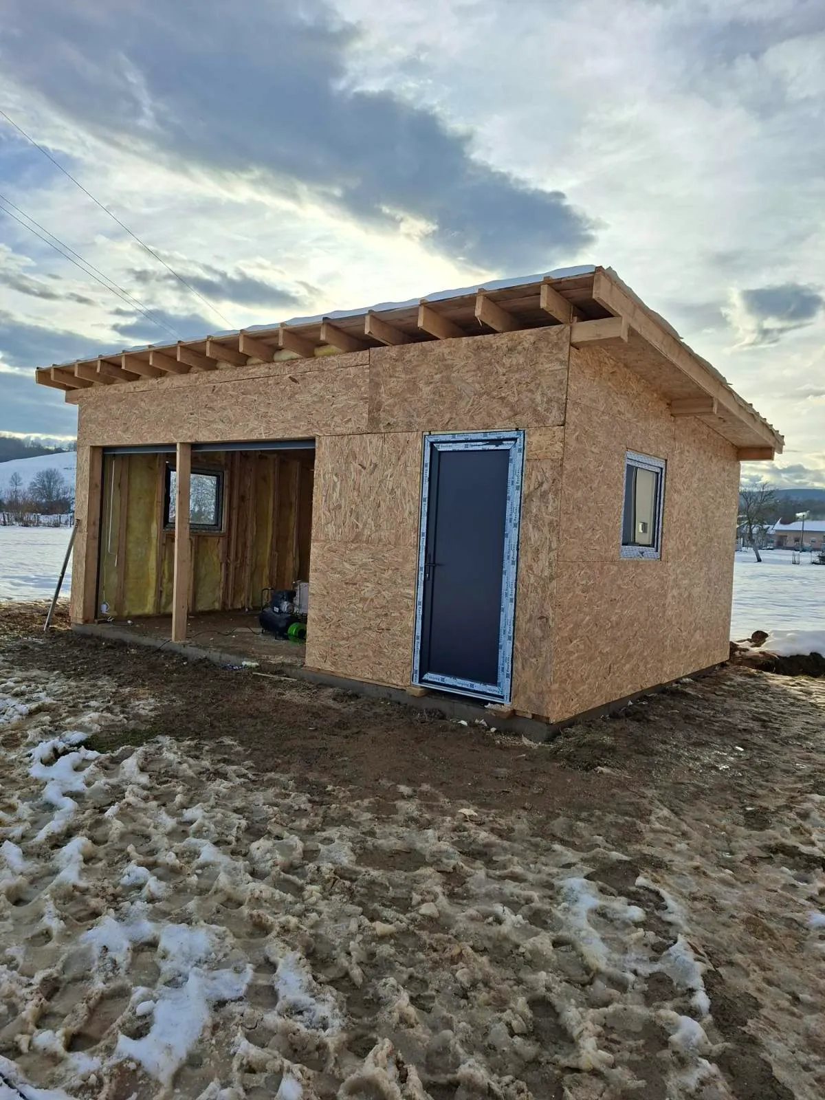 proces izgradnje ostave